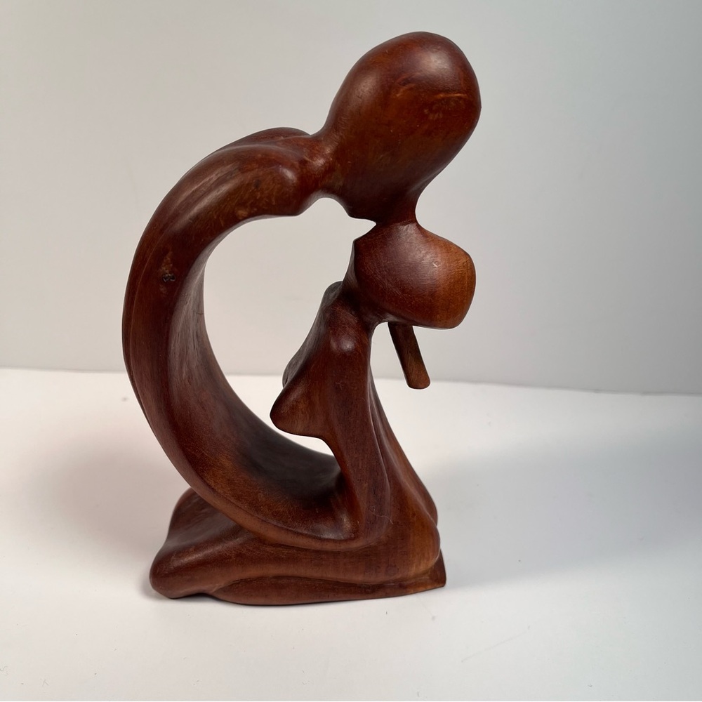 Handcrafted Wooden Sculpture - Brown